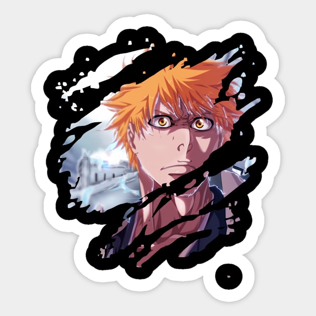 Ichigo Kurosaki Sticker by ANIMEPEDIA